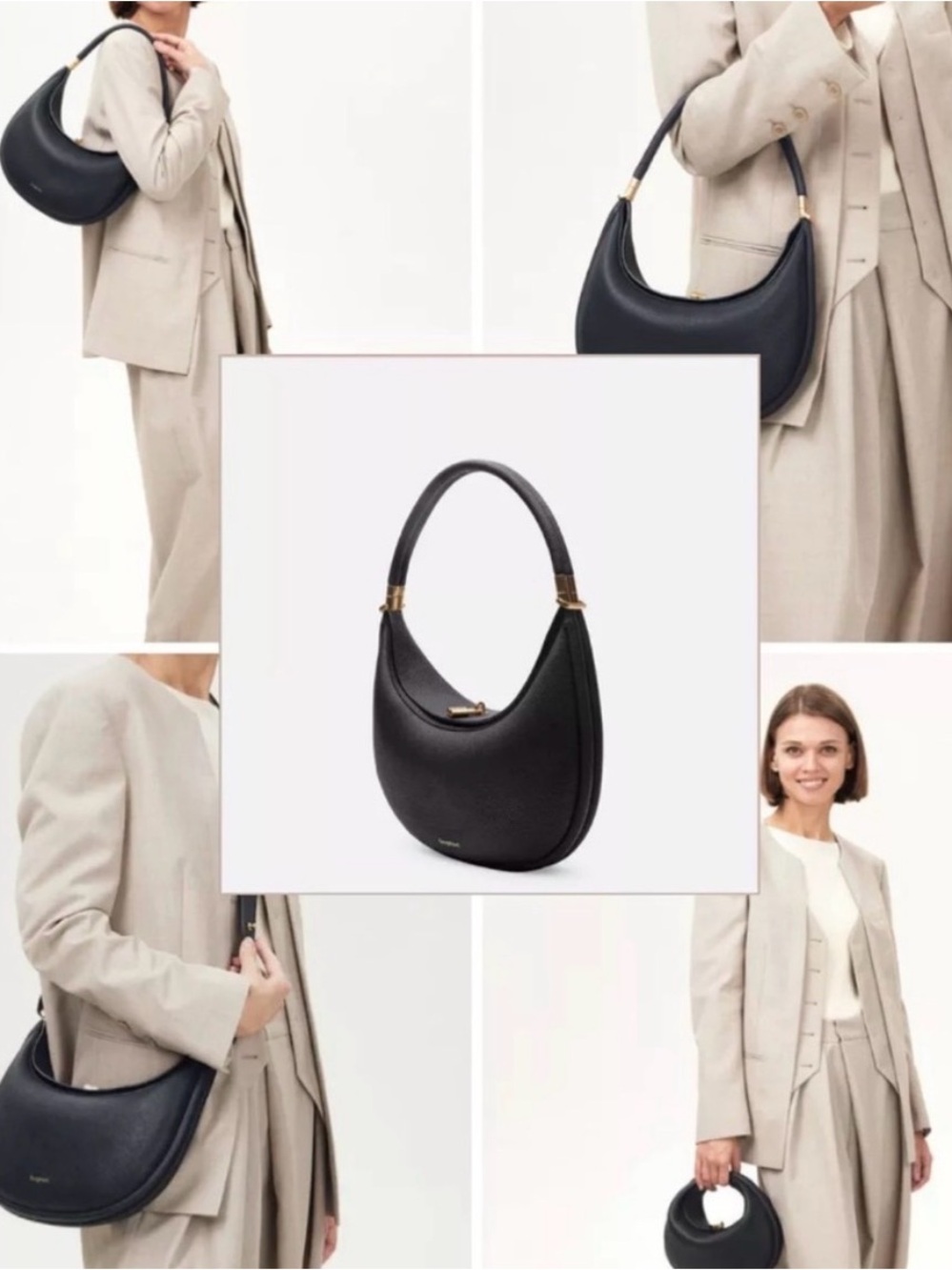 Songmont Luna Black Leather Bag - Picture 5 of 5